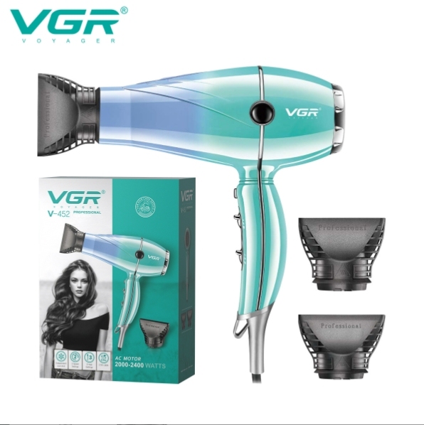 Secador de pelo de alta velocidad VGR452 para peluquería, barbería, hogar, alta potencia