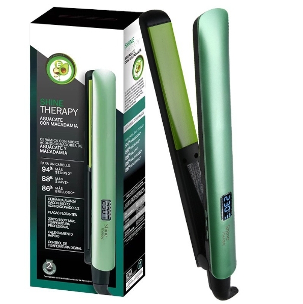 Plancha de pelo de doble uso para rizar y alisar, plancha de pelo eléctrica, plancha de pelo liso con varias velocidades y temperatura, rizador de pelo