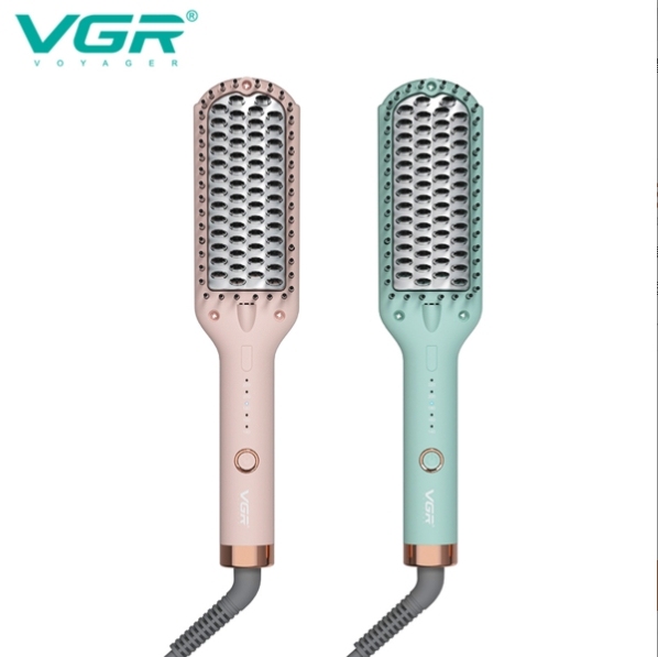 Plancha de pelo VGR592 de cinco velocidades con control de temperatura para uso doméstico, profesional, de alta potencia, con revestimiento cerámico y temperatura constante.