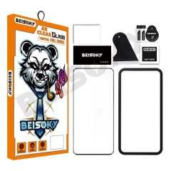 BEISOKY 3D Curved Edge Full Glue HD Clear Dustproof Phone Screen Protector for Samsung Galaxy S22 S23 S24 Ultra Tempered Glass
