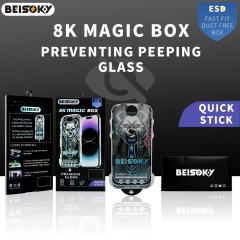 BEISOKY 9H Premium Privacy Tempered Glass With Easy Installation Tool High Quality Anti SPY for Iphone 16 15 Pro Max Screen Protector