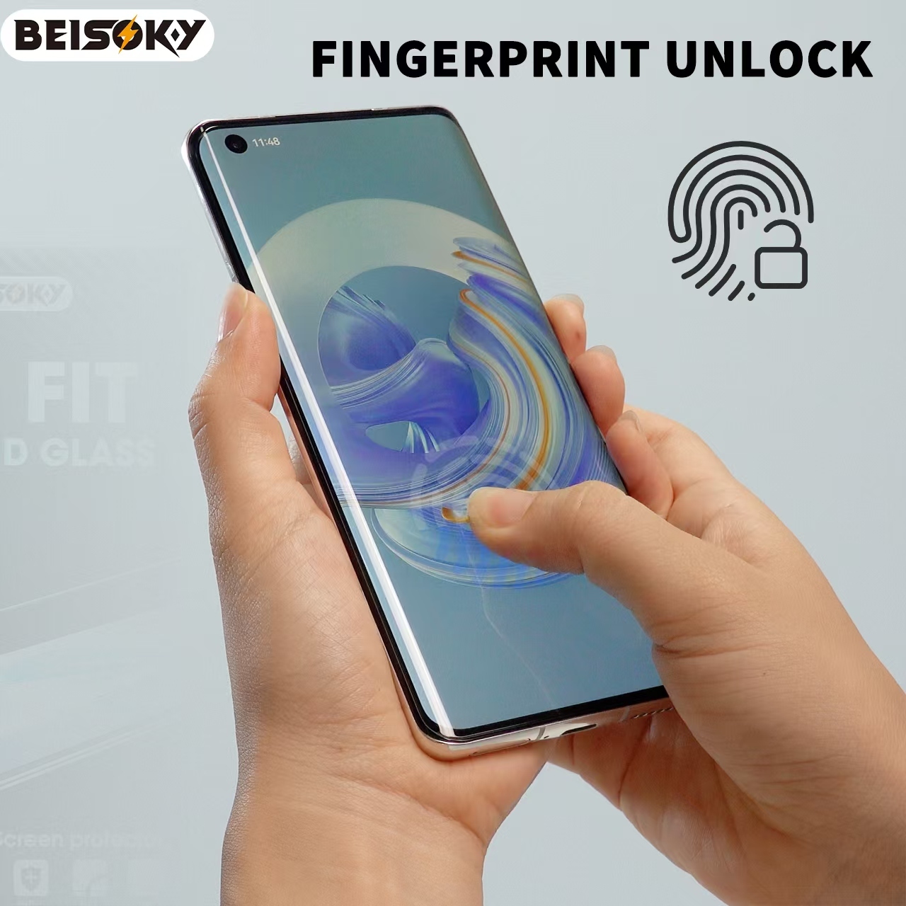 BEISOKY 3D Full Curved Uv Liquid Light Tempered Glass Screen Protector with Retail Package for samsung galaxy S23 S22ultra Films