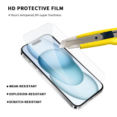BEISOKY 0.3MM,2.5D Glass 9H High Clear Tempered Glass Screen Protector for iPhone 11 12 13 14 15 16 Pro Max