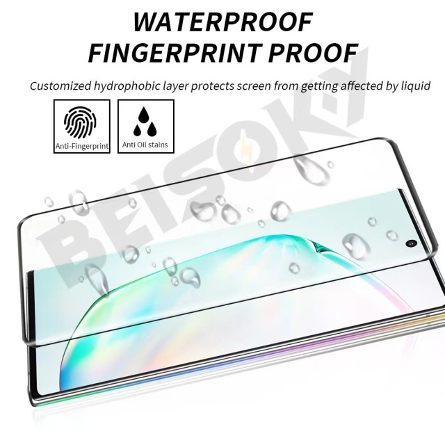 BEISOKY 3D Curved Edge Full Glue HD Clear Dustproof Phone Screen Protector for Samsung Galaxy S22 S23 S24 Ultra Tempered Glass