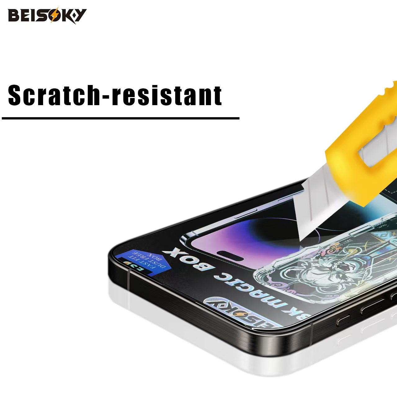 BEISOKY 9H Premium Privacy Tempered Glass With Easy Installation Tool High Quality Anti SPY for Iphone 16 15 Pro Max Screen Protector