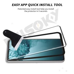 BEISOKY 3D Curved Edge Full Glue HD Clear Dustproof Phone Screen Protector for Samsung Galaxy S22 S23 S24 Ultra Tempered Glass