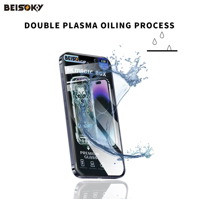 BEISOKY 9H Premium Privacy Tempered Glass With Easy Installation Tool High Quality Anti SPY for Iphone 16 15 Pro Max Screen Protector