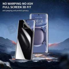 BEISOKY Factory Supply TPU Privacy Mobile Phone Screen Protector 120x180mm Sheet Anti Spy Film Sheet for Cutting Machine