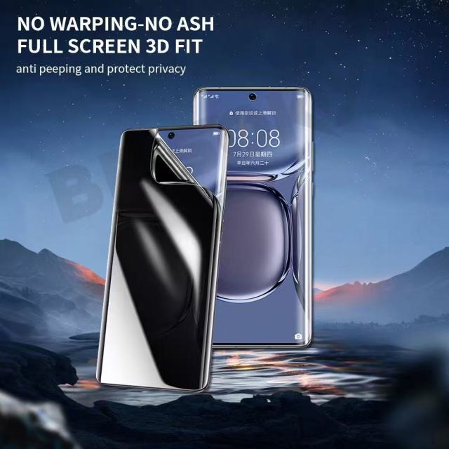 BEISOKY Factory Supply TPU Privacy Mobile Phone Screen Protector 120x180mm Sheet Anti Spy Film Sheet for Cutting Machine