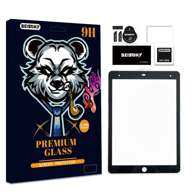 BEISOKY Anti Scratch 9H Hardness Film Tempered Glass Full Glue Clear High Sensitivity Screen Protector for iPad 10.9 11 12.9inch