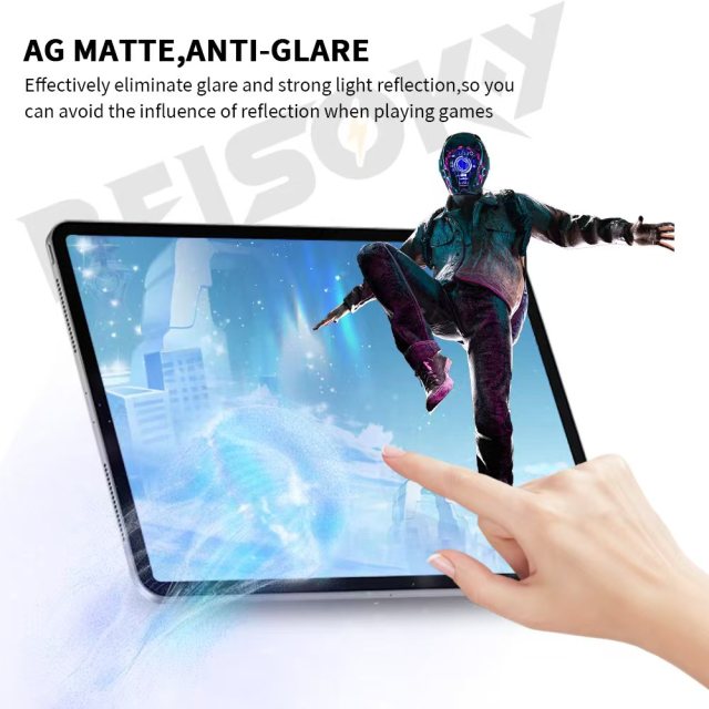 BEISOKY 9H Premium Anti Glare Screen Guard Film 2.5d Matte AG Tablet Tempered Glass Screen Protector for Ipad 10.2 Inch