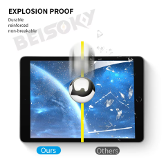 BEISOKY Anti Scratch 9H Hardness Film Tempered Glass Full Glue Clear High Sensitivity Screen Protector for iPad 10.9 11 12.9inch