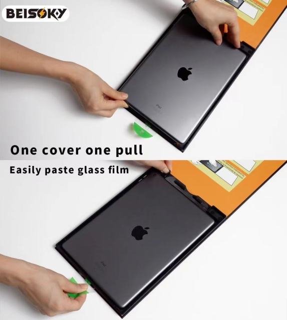 BEISOKY Wholesale Easy Installation Tool Tablet Tempered Glass Screen Protector for Ipad Mini 6 5 4 3 Pro 12.9" 11"
