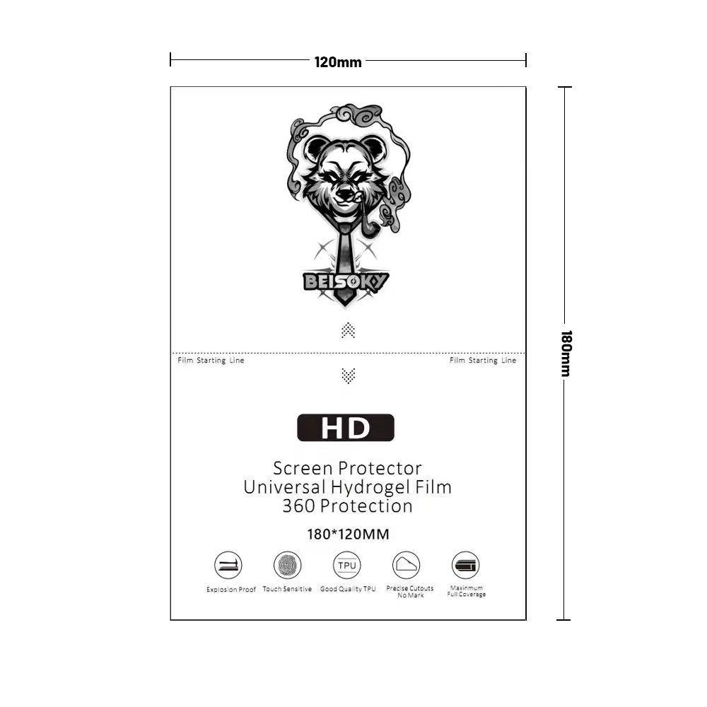 BEISOKY Factory Direct Supply 120*180mm HD Anti Shock Cutting Film Sheet Explosion Proof Material for Cut Film Machine
