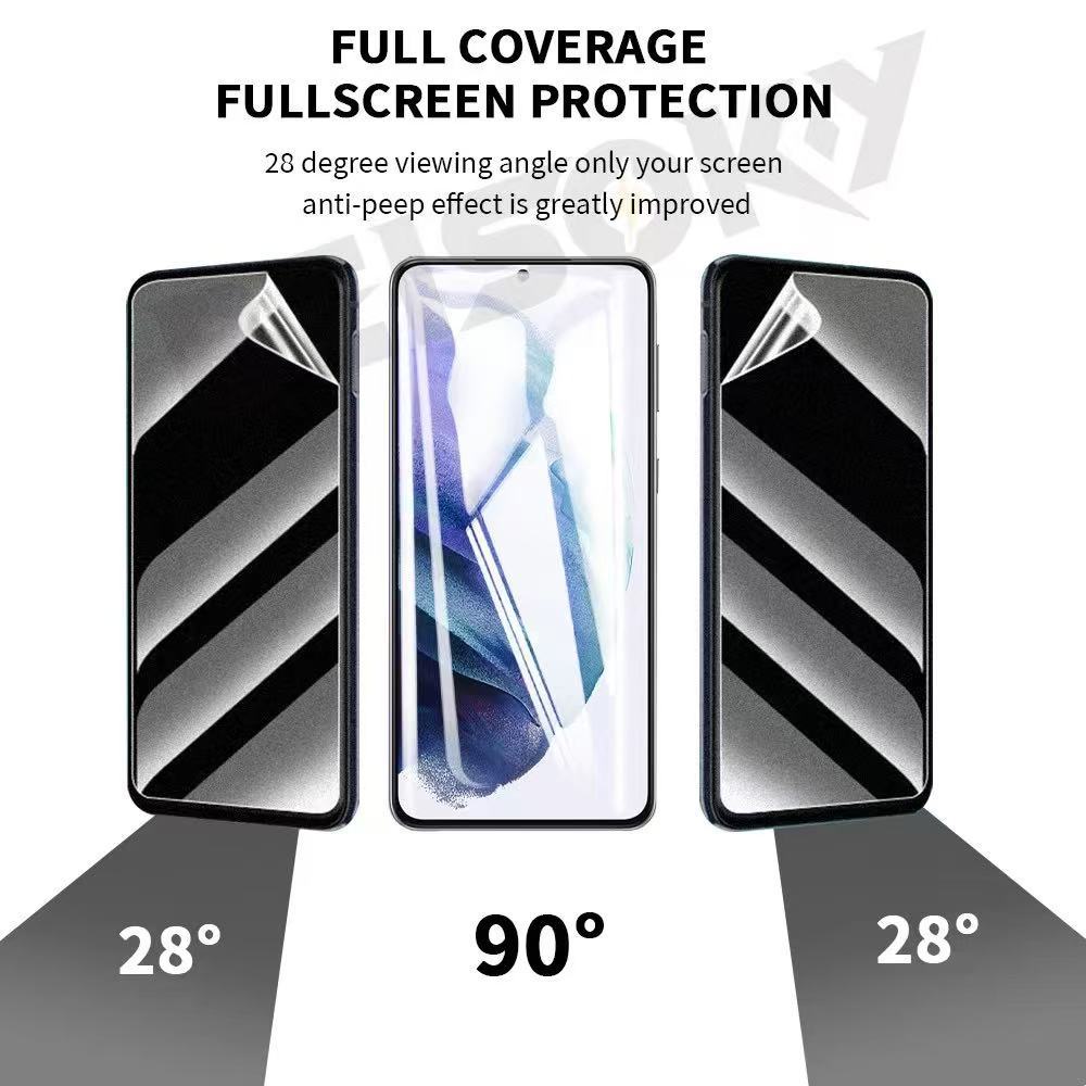 BEISOKY Factory Supply TPU Privacy Mobile Phone Screen Protector 120x180mm Sheet Anti Spy Film Sheet for Cutting Machine
