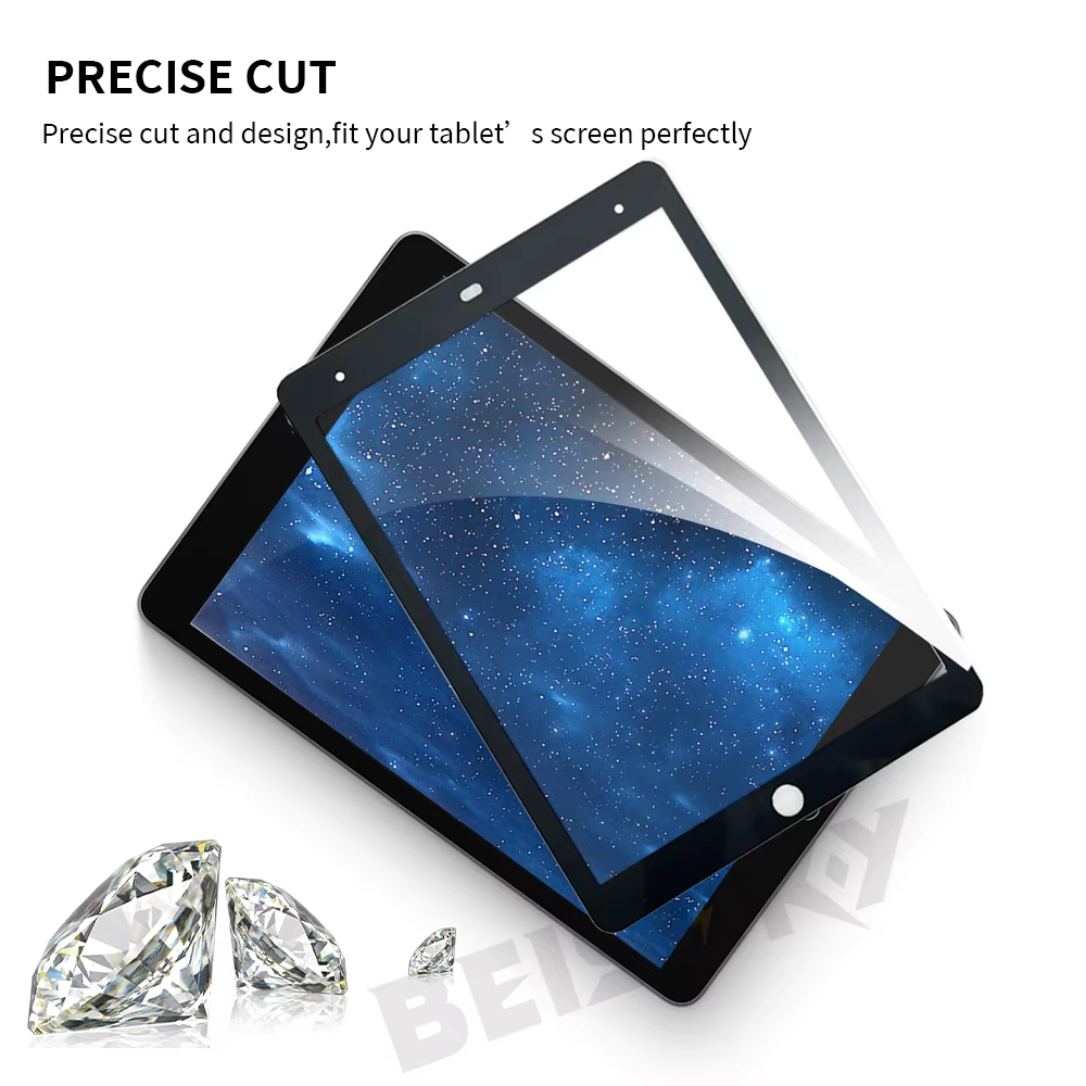 BEISOKY Anti Scratch 9H Hardness Film Tempered Glass Full Glue Clear High Sensitivity Screen Protector for iPad 10.9 11 12.9inch