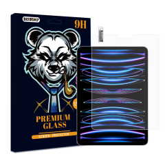 BEISOKY High Transparent 9h Hardness 0.3mm 2.5d Tablet Tempered Glass Screen Protector for iPad Pro11 12.9 2024