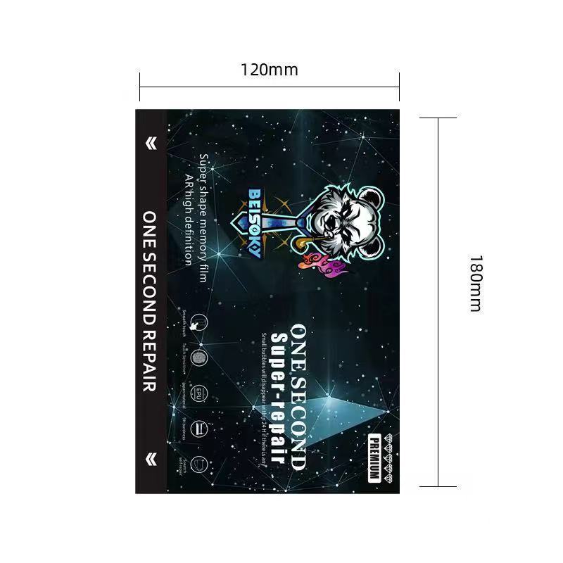 BEISOKY Wholesale Best Selling Good Quality Auto Repair Universal TPU Cutting Film 120*180mm Self Repair Screen Protector
