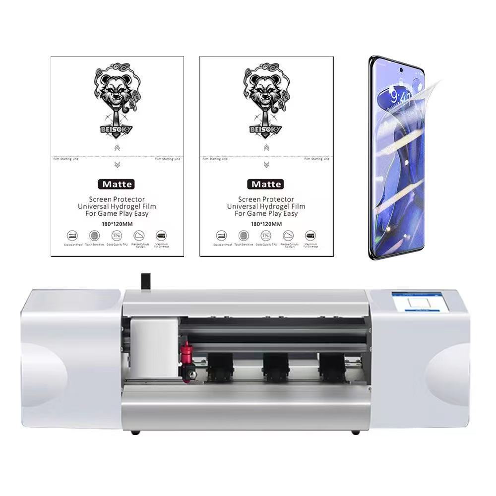 BEISOKY Matte 120*180mm Auto-repair Scratch-proof Frosted Film Cutting Screen Guard Film for Laser Cutter Plotter