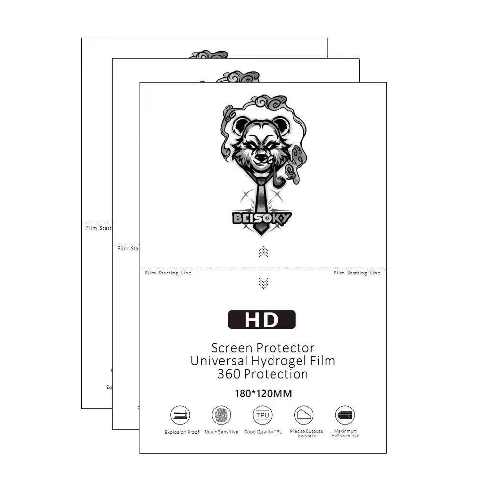 BEISOKY Factory Direct Supply 120*180mm HD Anti Shock Cutting Film Sheet Explosion Proof Material for Cut Film Machine