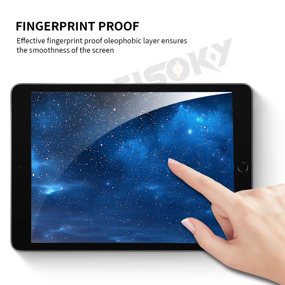 BEISOKY Anti Scratch 9H Hardness Film Tempered Glass Full Glue Clear High Sensitivity Screen Protector for iPad 10.9 11 12.9inch