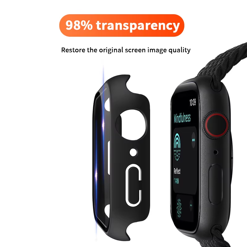 BEISOKY 3D Smart watch case glass screen protector