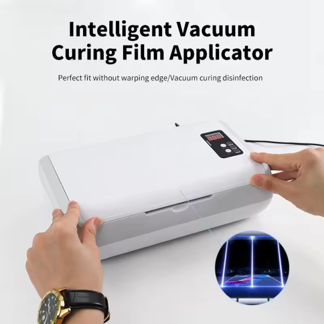 BEISOKY New Arrival UV Vacuum Curing Machine TPU UV Screen Protector UV Cure Machine UV Laminate Machine for Curved Mobile Phone