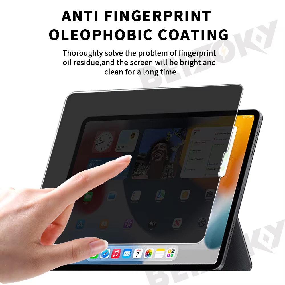 BEISOKY New Product 360 Degree Privacy Screen Protector Anti Peeping Privacy Filter Screen Protector for iPad Pro 11 12.9 Inch