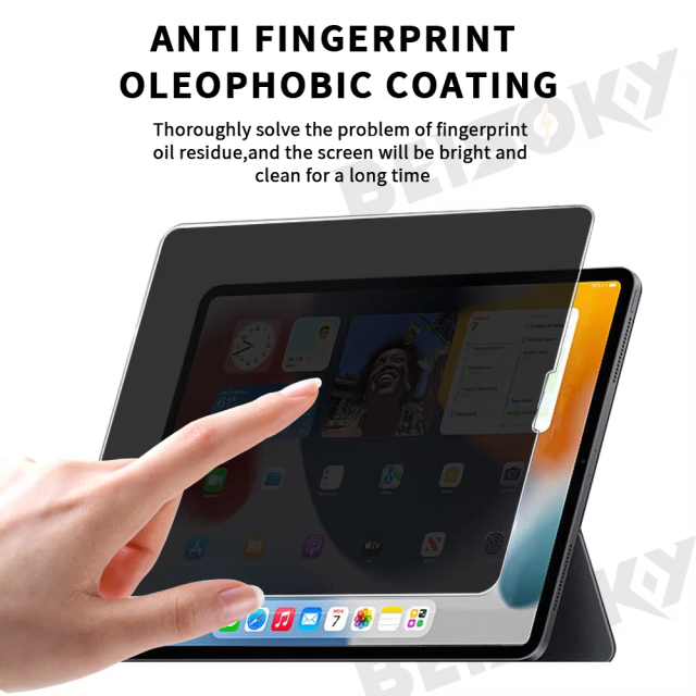 BEISOKY New Product 360 Degree Privacy Screen Protector Anti Peeping Privacy Filter Screen Protector for iPad Pro 11 12.9 Inch