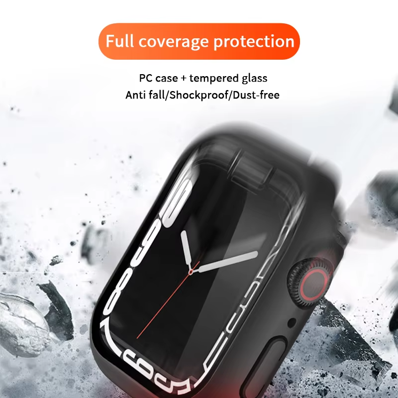 BEISOKY 3D Smart watch case glass screen protector