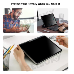 BEISOKY New Product 360 Degree Privacy Screen Protector Anti Peeping Privacy Filter Screen Protector for iPad Pro 11 12.9 Inch