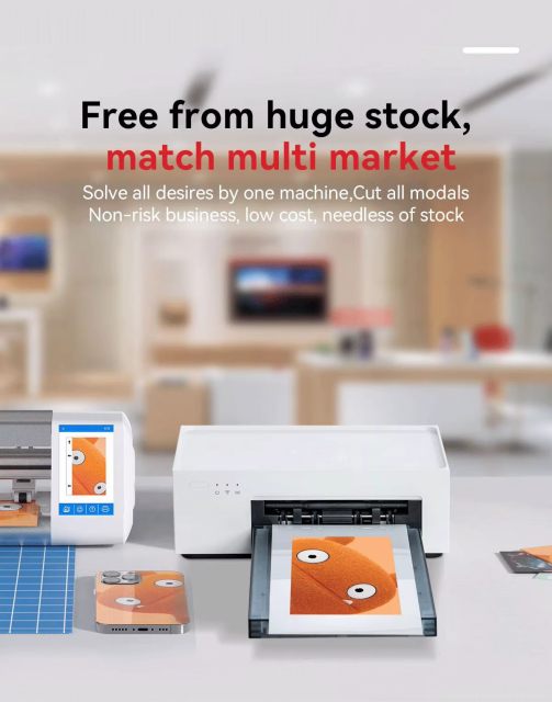 BEISOKY Mobile Phone Back Sticker Skin Printer