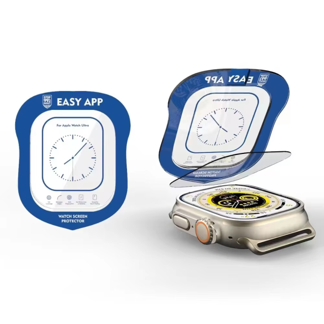 BEISOKY Easy Install Tempered Glass for apple Watch ultra 49mm