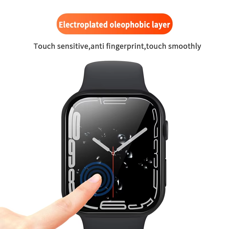 BEISOKY 3D Smart watch case glass screen protector