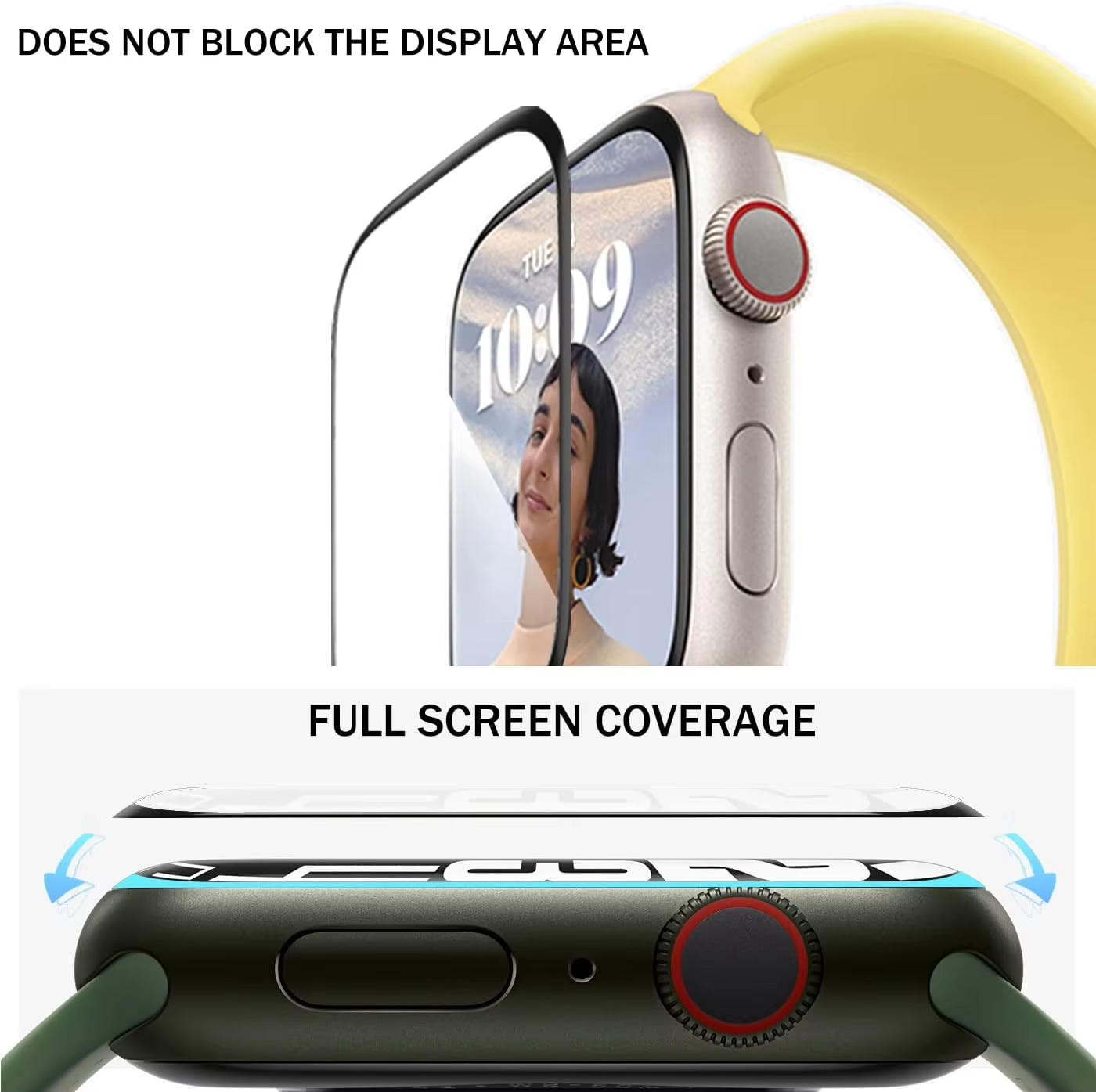 BEISOKY 3D PMMA Soft Film Smart Watch Screen Protector
