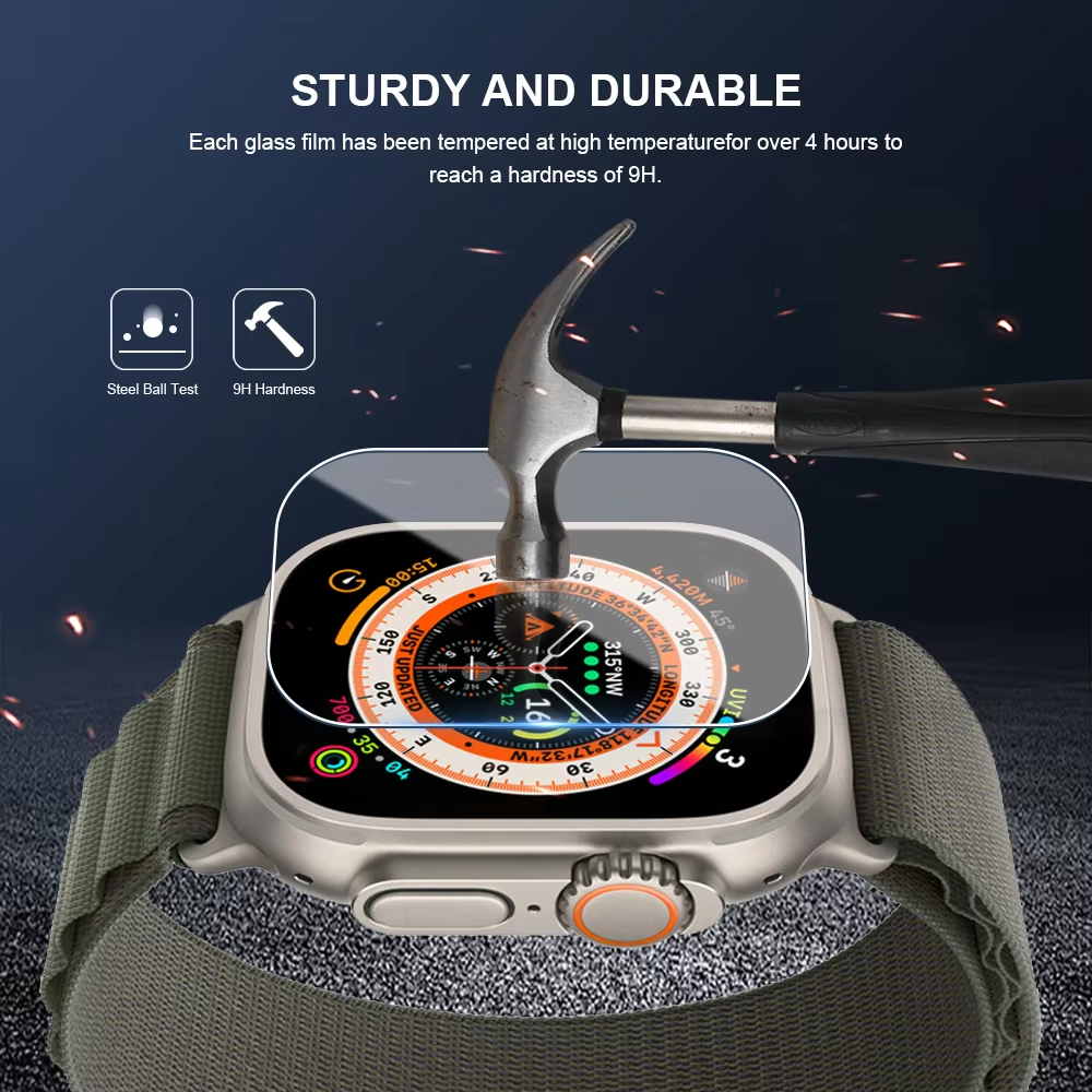 BEISOKY Premium Anti-scratch Ultra Clear Smart Watch Glass