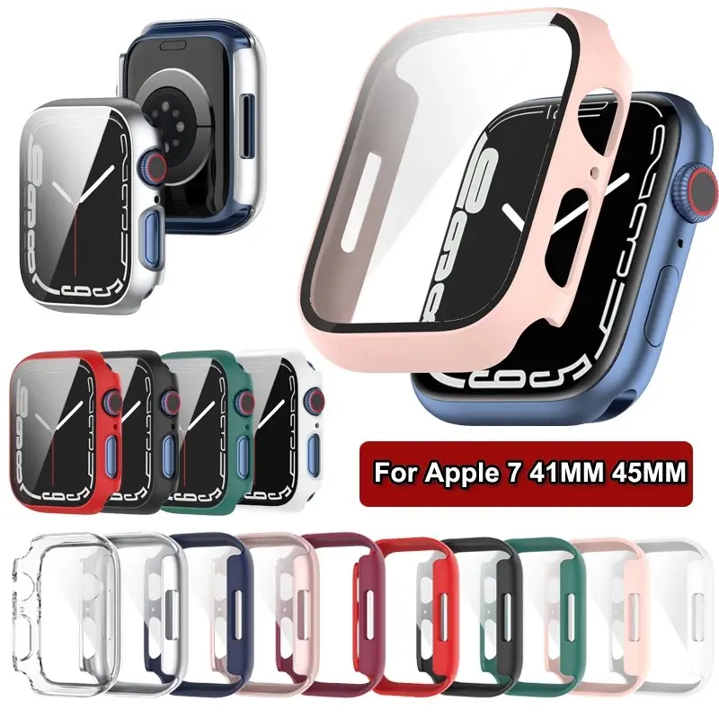 BEISOKY Multi Colors Smart Watch Full Screen Protector Cover Matte Waterproof Case