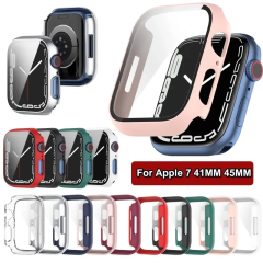 BEISOKY Multi Colors Smart Watch Full Screen Protector Cover Matte Waterproof Case
