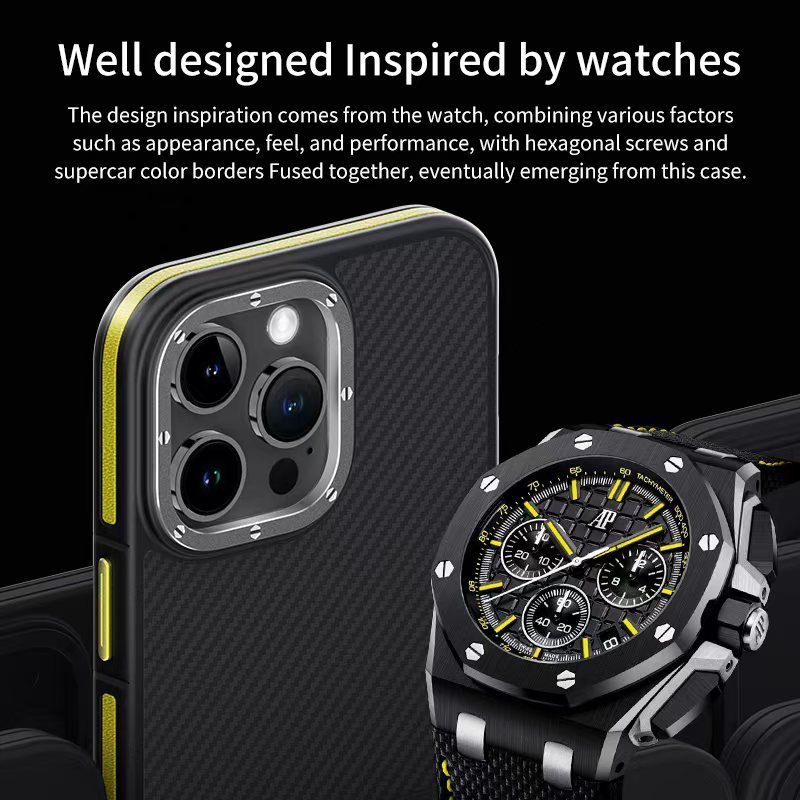 Wlons Aramid Fiber Magnetic Suction Phone Case