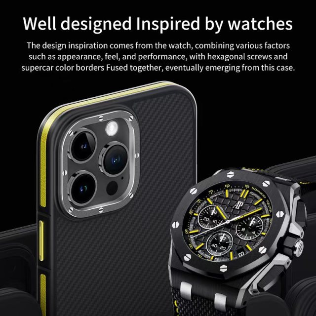 Wlons Aramid Fiber Magnetic Suction Phone Case