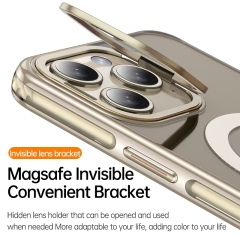 Wlons Hidden Metal Bracket Magsafe Phone Cover