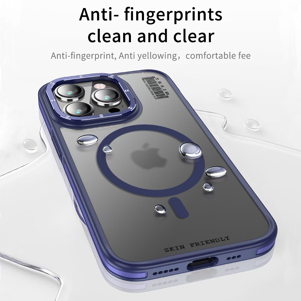 Wlons Shockproof Double Colors Edge Metal Lens Frame Phone Cover