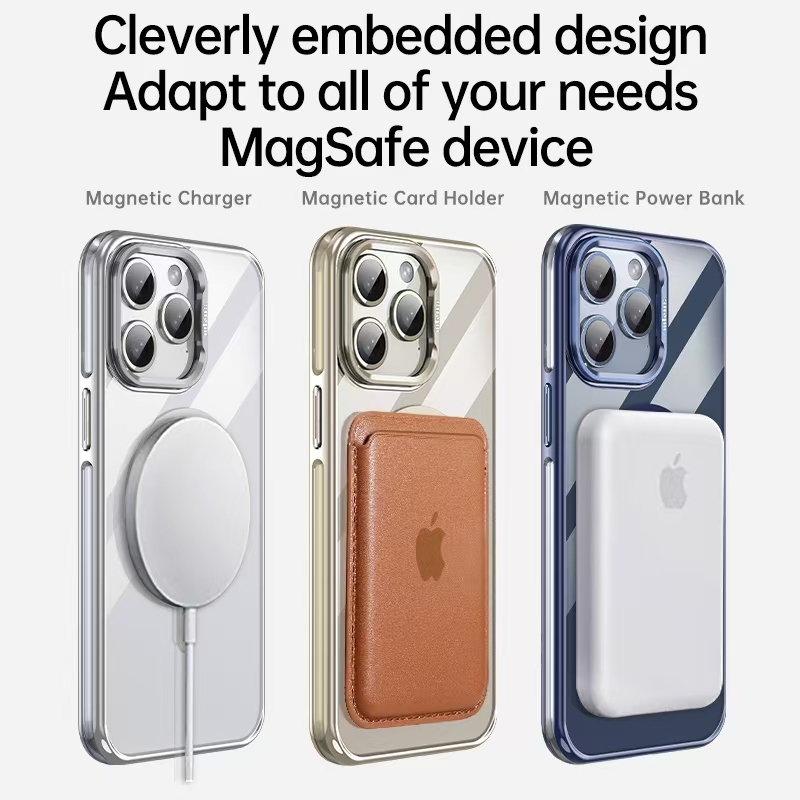 Wlons Hidden Metal Bracket Magsafe Phone Cover