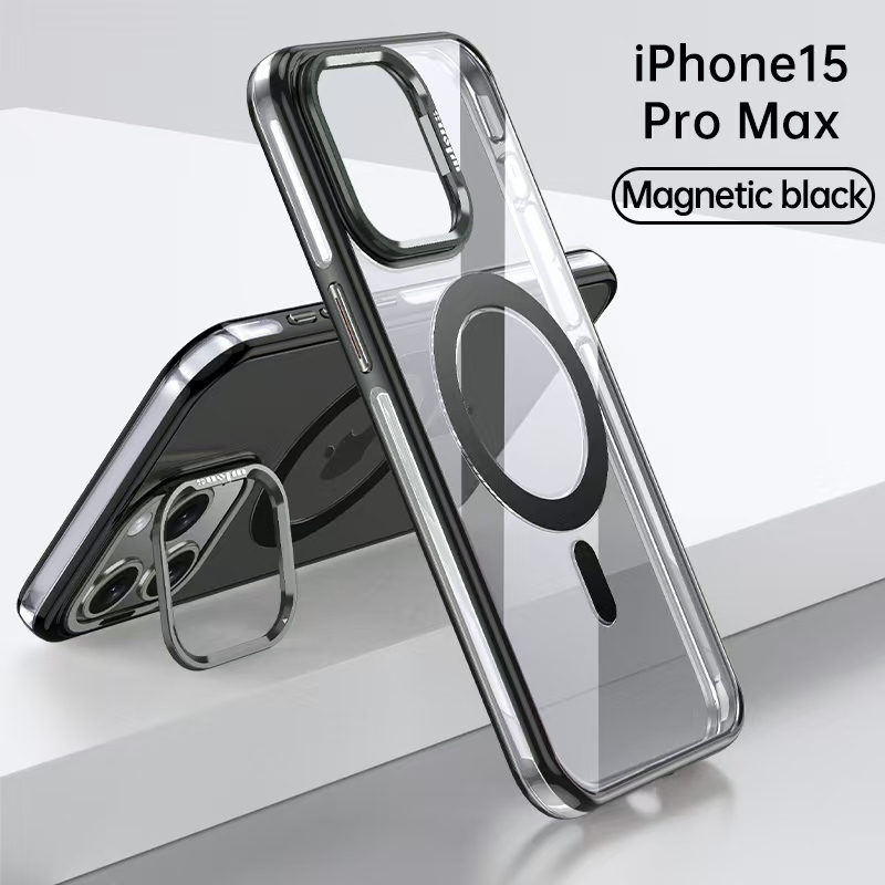 Wlons Hidden Metal Bracket Magsafe Phone Cover