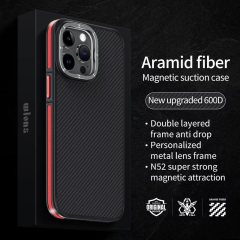 Wlons Aramid Fiber Magnetic Suction Phone Case