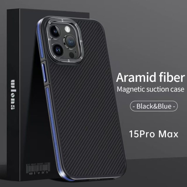 Wlons Aramid Fiber Magnetic Suction Phone Case