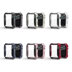 BEISOKY Tempered Film With Case Smart Watch Glass Screen Protector for Apple watch 10 41Mm 42mm 44mm 46mm 45Mm