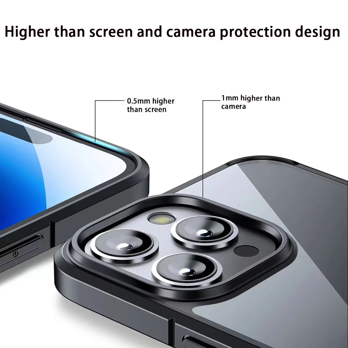 Wlons Brand High Transparent Surface Shockproof Phone Case