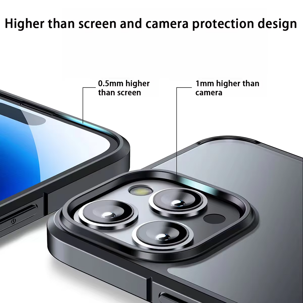 Wlons Shockproof Matte Anti-fingerprint Phone Case