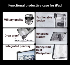 Wlons Premium Quality Kickstand Shockproof Tablet Case